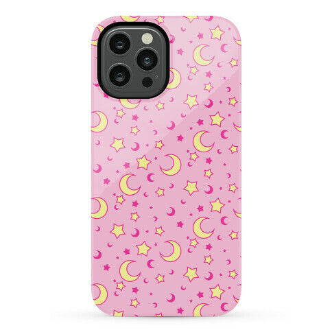 Dreamy Pastel Moon And Stars Phone Case